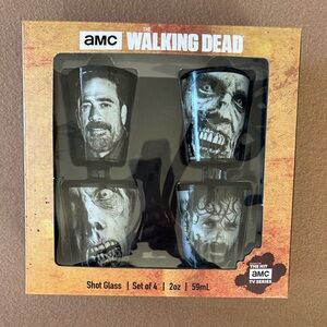 NIB Collectors Item Walking Dead Shot Glasses